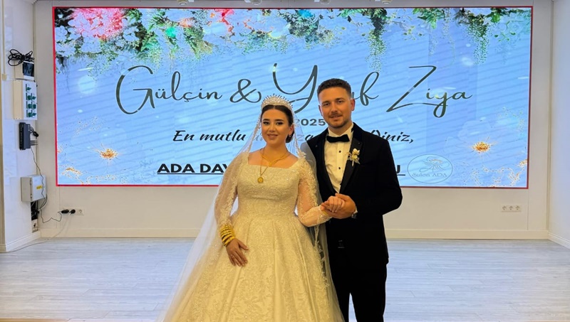 Mühendis Damat, Sağlıkçı Gelin Mutluluğa Adım Attılar