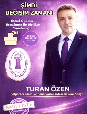 Şalpazarı’nda Değişim İçin Esnaf Odası Başkanlığına Turan Özen Aday Oldu